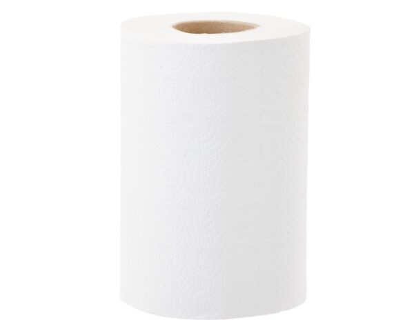 Ręczniki papierowe w roli MERIDA OPTIMUM MINI, białe, dwuwarstwowe, długość 60 m, opakowanie 12 rolek Ręczniki papierowe w roli MERIDA OPTIMUM MINI, białe, dwuwarstwowe, długość 60 m, opakowanie 12 rolek