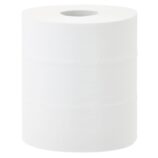 Ręczniki papierowe w roli MERIDA TOP MAXI, białe, dwuwarstwowe, długość 156 m, opakowanie 6 rolek