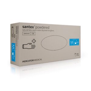 Rękawice lateksowe rozmiar S opakowanie 100 szt.