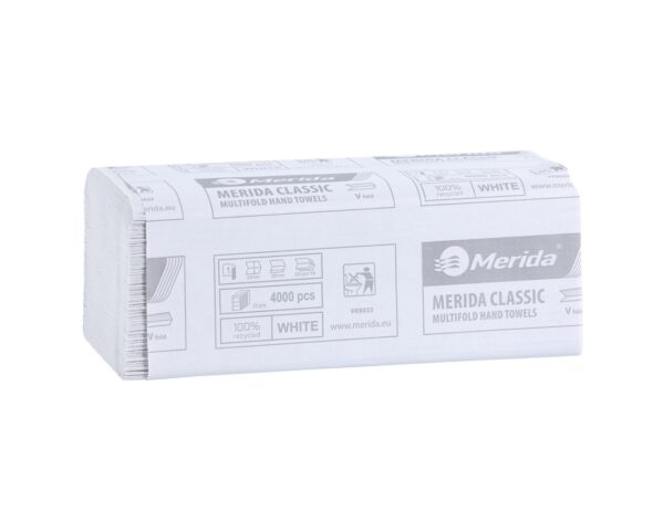 Ręczniki papierowe MERIDA CLASSIC, białe, jednowarstwowe, 4000 szt. (PZ23) Ręczniki papierowe MERIDA CLASSIC, białe, jednowarstwowe, 4000 szt. (PZ23)