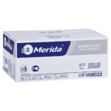 Ręczniki papierowe MERIDA CLASSIC, białe, jednowarstwowe, 4000 szt. (PZ23)