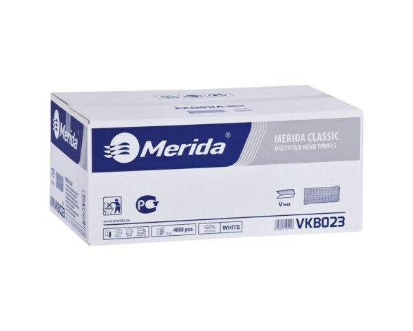 Ręczniki papierowe MERIDA CLASSIC, białe, jednowarstwowe, 4000 szt. (PZ23) Ręczniki papierowe MERIDA CLASSIC, białe, jednowarstwowe, 4000 szt. (PZ23)