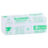 Ręczniki papierowe MERIDA OPTIMUM, białe, dwuwarstwowe, 3200 szt. (PZ33)