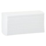 Ręczniki papierowe MERIDA PREMIUM NO CLOG, białe, trzywarstwowe, 2700 szt. (RPB601)