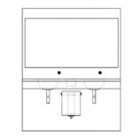 Kosz podblatowy regulowany 30 l
