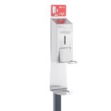 Stojak do dezynfekcji rąk z dozownikiem z przyciskiem łokciowym MERIDA STELLA