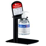 Stojak do dezynfekcji rąk blatowy MIKRO z płynem dezynfekcyjnym o zapachu róży MERIDA POLANA LUX DDR+ LIQUID