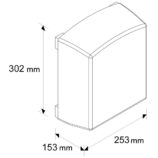 Elektryczna suszarka do rąk JUNIOR PLUS - obudowa z tworzywa sztucznego, kolor BIAŁY