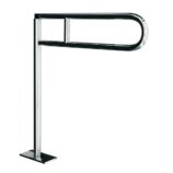 PORĘCZ UCHYLNA ŁUKOWA 600 MM, MONTOWANA DO PODŁOGI