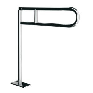 PORĘCZ UCHYLNA ŁUKOWA 600 MM, MONTOWANA DO PODŁOGI