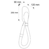 Elektryczna suszarka do włosów SLON obudowa z tworzywa sztucznego, kolor BIAŁY
