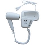 Suszarka do włosów hotelowa, tworzywo sztuczne, biała