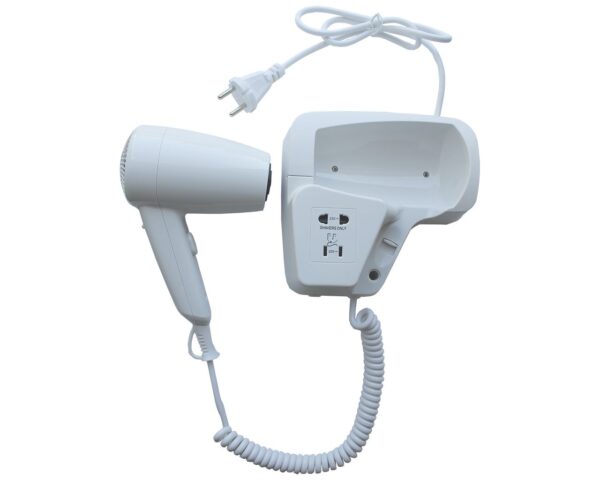 Suszarka do włosów hotelowa, tworzywo sztuczne, biała Suszarka do włosów hotelowa, tworzywo sztuczne, biała