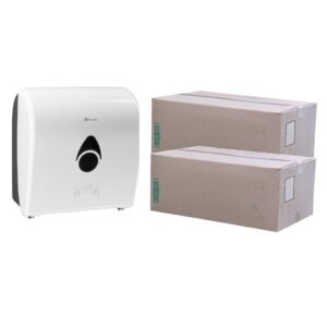 Podajnik ręczników MERIDA COMO za 75 zł netto przy zakupie 2 kartonów ręczników AUTOMATIC