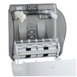 MERIDA LUX CUT mechaniczny podajnik ręczników papierowych w rolach MAXI BIAŁY