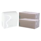 Podajnik ręczników MERIDA SOLID za 75 zł netto przy zakupie 2 kartonów ręczników AUTOMATIC