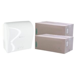 Podajnik ręczników MERIDA SOLID za 75 zł netto przy zakupie 2 kartonów ręczników AUTOMATIC