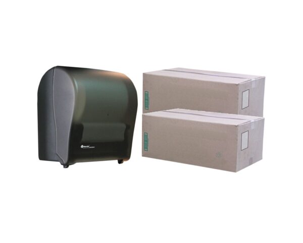 Podajnik ręczników MERIDA SOLID za 75 zł netto przy zakupie 2 kartonów ręczników AUTOMATIC