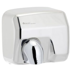 Elektryczna suszarka do rąk SANIFLOW PLUS - obudowa metalowa, STAL POLEROWANA