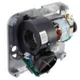 Elektryczna suszarka do rąk SANIFLOW PLUS z przyciskiem - obudowa metalowa, BIAŁA