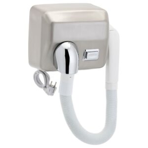 Suszarka do włosów basenowa, metalowa, MATOWA