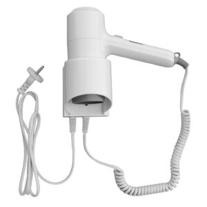 Suszarka do włosów hotelowa, tworzywo sztuczne, biała