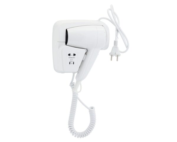 Suszarka do włosów hotelowa, tworzywo sztuczne, biała Suszarka do włosów hotelowa, tworzywo sztuczne, biała