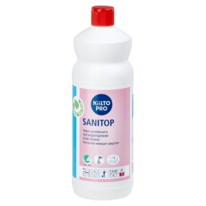 SANITOP -kwaśny preparat do bieżącej pielęgnacjiurządzeń sanitarnych, butelka 1 l