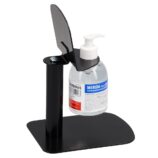 Blatowy stojak do dezynfekcji rąk MIKRO do butelki 300 ml z pompką, czarny