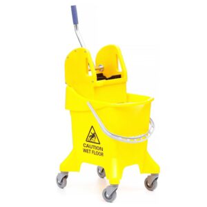Wózek do sprzątania, jednowiadrowy, wiadro 31 l, prasa do mopów