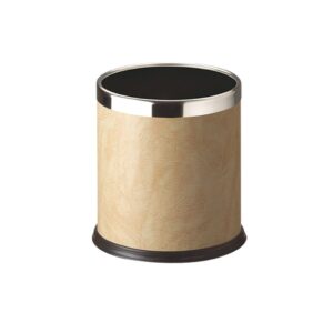 Kosz otwarty BEŻOWY, pojemność 10 l, metalowy