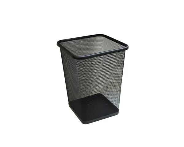 Kosz biurowy siatkowy czarny, stal lakierowana, poj. 18 l Kosz biurowy siatkowy czarny, stal lakierowana, poj. 18 l