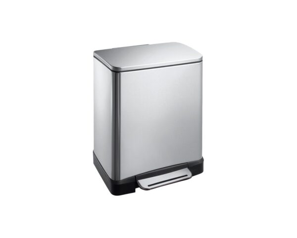 Kosz prostokątny CUBE, pojemność 20 l, stal matowa Kosz prostokątny CUBE, pojemność 20 l, stal matowa