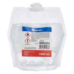 Płyn dezynfekcyjny MERIDA POLANA DDR+ do higienicznej dezynfekcji rąk, jednorazowy wkład 1000 ml