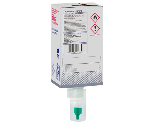 Płyn dezynfekcyjny MERIDA POLANA DDR+ do higienicznej dezynfekcji rąk, jednorazowy wkład 700 ml z pompką sprayową do dozownika MERIDA ONE Płyn dezynfekcyjny MERIDA POLANA DDR+ do higienicznej dezynfekcji rąk, jednorazowy wkład 700 ml z pompką sprayową do dozownika MERIDA ONE