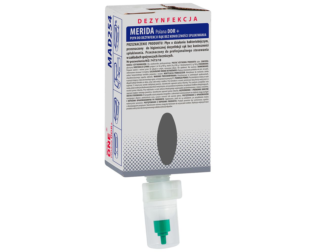 Płyny i żele dezynfekcyjne do rąk w jednorazowych wkładach