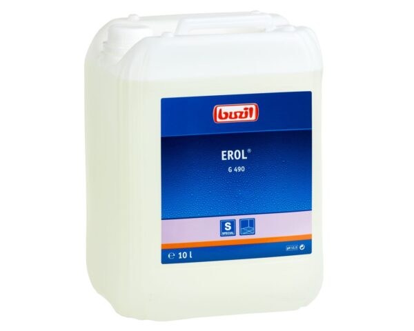 G490 Erol - środek do czyszczenia gresu i płytekantypoślizgowych, kanister 10 l G490 Erol - środek do czyszczenia gresu i płytekantypoślizgowych, kanister 10 l