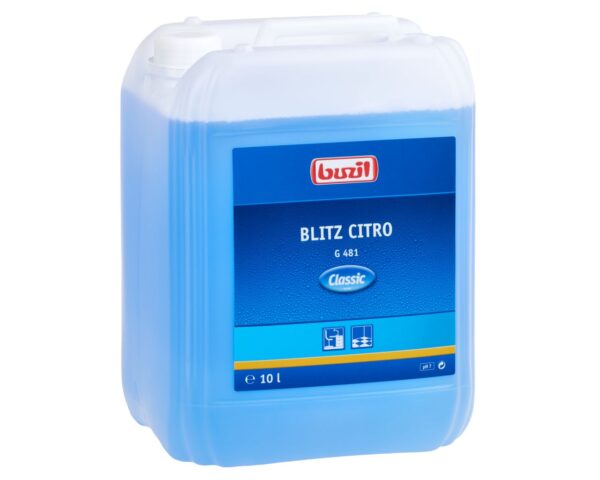 G481 Blitz Citro - środek do codziennego mycia powierzchni wodoodpornych, kanister 10 l