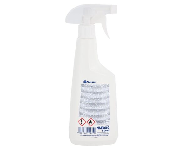 MERIDA DESMED SPRAY preparat dezynfekcyjno - myjący, butelka 500 ml ze spryskiwaczem MERIDA DESMED SPRAY preparat dezynfekcyjno - myjący, butelka 500 ml ze spryskiwaczem