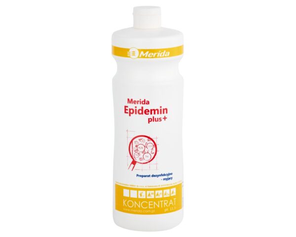 MERIDA EPIDEMIN PLUS + preparat dezynfekcyjno-myjący 1 l MERIDA EPIDEMIN PLUS + preparat dezynfekcyjno-myjący 1 l