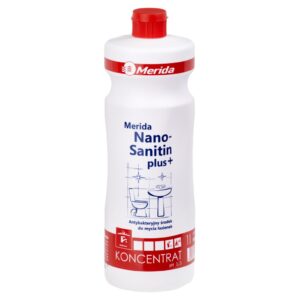 MERIDA NANO SANITIN PLUS środek do mycia pomieszczeń i urządzeń sanitarnych, butelka 1 l