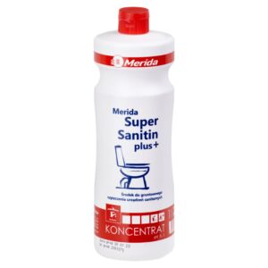 MERIDA SUPER SANITIN PLUS środek do gruntownego czyszczenia urządzeń sanitarnych, butelka 1 l