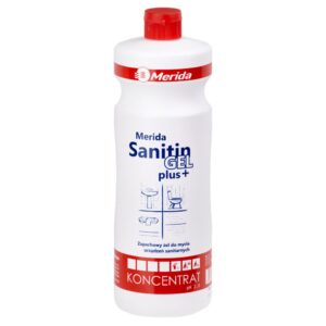 MERIDA SANITIN GEL PLUS, żel do mycia sanitariatów, butelka 1 l