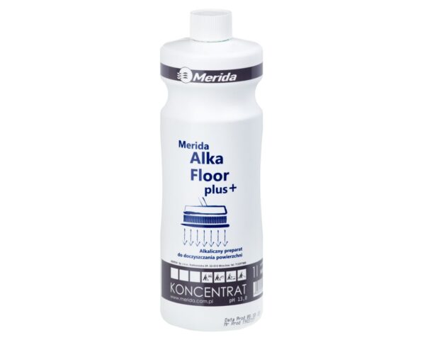 MERIDA ALKAFLOOR PLUS 1 l, środek alkaliczny do czyszczenia gresu i płytek antypoślizgowych MERIDA ALKAFLOOR PLUS 1 l, środek alkaliczny do czyszczenia gresu i płytek antypoślizgowych