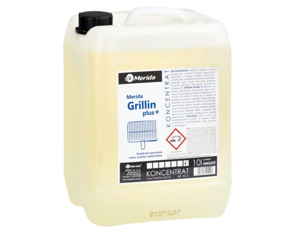 MERIDA GRILLIN PLUS środek do czyszczenia rusztów, piekarników itp., kanister 10 l MERIDA GRILLIN PLUS środek do czyszczenia rusztów, piekarników itp., kanister 10 l