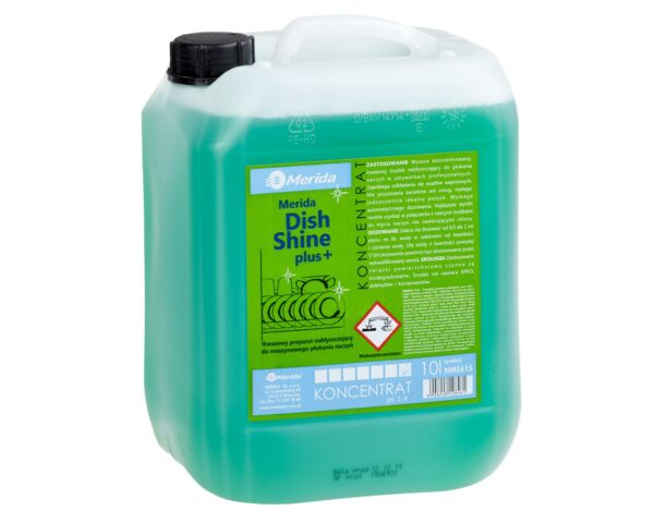 MERIDA DISH SHINE PLUS, nabłyszczacz do zmywarek przemysłowych, kanister 10 l