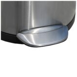 Kosz pedałowy TOP SILENT LUNA, pojemność 3 l, stal matowa