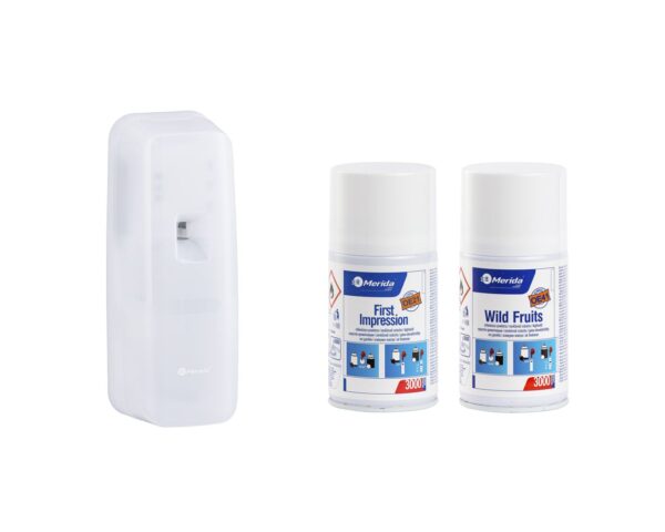 Odświeżacz powietrza MERIDA HARMONY LED i dwa wkłady zapachowe za 99 PLN Odświeżacz powietrza MERIDA HARMONY LED i dwa wkłady zapachowe za 99 PLN