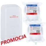 Automatyczny bezdotykowy dozownik płynu dezynfekcyjnego MERIDA HARMONY AUTOMATIC i 2 wkłady z płynem MERIDA POLANA DDR+