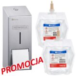 Dozownik płynu dezynfekcyjnego MERIDA STELLA i 2 wkłady z płynem MERIDA POLANA DDR+